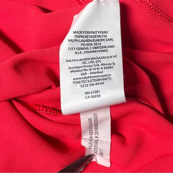 Polo Golf Ralph Lauren Womens Venetian Red L 1/2 Button Stretchy Golf Shirt EUC - Picture 10 of 11